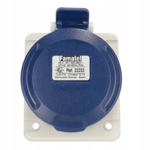 Famatel Gniazdo Kątowe 32a 3p 230v Ip44 23233