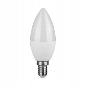 V-TAC Żarówka LED E14 3,7W 3000K świeczka 320lm