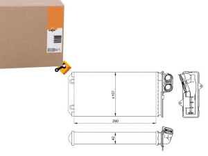 Nagrzewnica Renault Safrane 92- Nrf