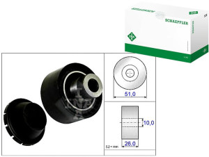 Rolka Paska Wielorowk. Ford 1,4tdc Ina
