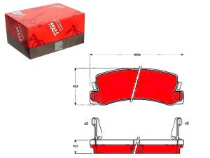 Klocki Hamulcowe Toyota Tył Camry Carina Celica 1,