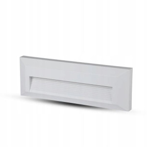 V-tac Oprawa Schodowa Led Biały Kwadrat 3w 3000k