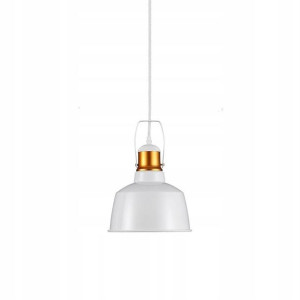 V-tac Lampa Wisząca Loft Industrial Biała E27