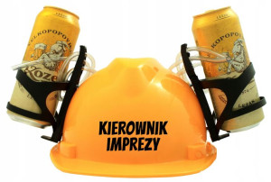 Żółty Kask Hełm Na Wieczór Kawalerski Ślub Y4