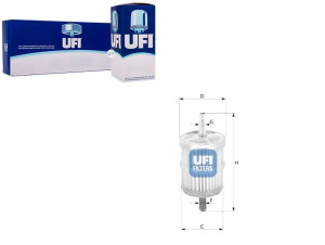 Filtr Paliwa Iveco Daily Iv 40.13 99-06 Ufi