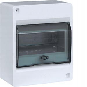 HAGER IC2 Rozdzielnica 1x6M N/T IP40 DRZWI TRANSPARENTNE VD106TP