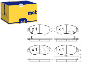Klocki Hamulcowe Ford Transit 00- Metelli