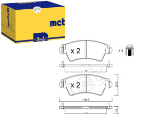Klocki Hamulcowe Citroen Xsara 97-00 2,0hdi Metell