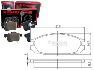 Klocki Hamulcowe Nissan Patrol Vanette 17mm Wva200