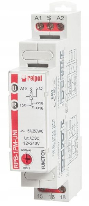 Przekaźnik Bistabilny Rpb-1pm-uni Relpol 864391