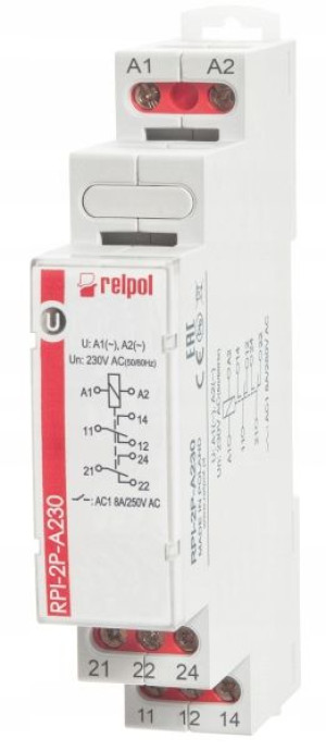 Przekaźnik Instalacyjny Rpi-2p-a230 Relpol 863366