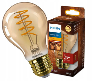 Philips Żarówka Led Filament E27 4w 1800k Dimm 25w
