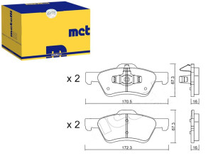 Klocki Hamulcowe Ford Maverick 04- Metelli