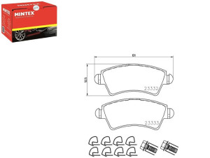 Klocki Hamulcowe Mintex E172132 E172549 425229