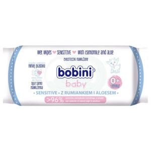 Bobini Sensitive Chusteczki Nawilżane dla Dzieci 60szt