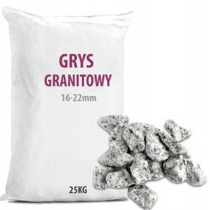 Grys Granitowy Dalmatyńczyk Kamienie Ozdobne 500KG