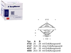 Termostat Bmw 80c M51 Wahler