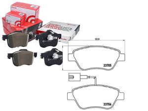 Klocki Hamulcowe Fiat Stilo 1.2-1.6 01-08 Z Czuj.