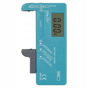 TESTER BATERII AAA, AA, C, D, 9V oraz pastyl N0322