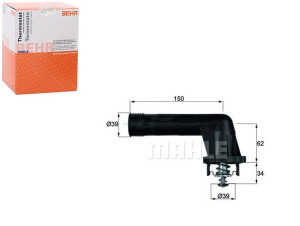 Termostat Bmw 95c M43 E34 36 Behr