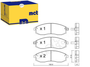 Klocki Hamulcowe Nissan Maxima Qx 94-00 Metelli