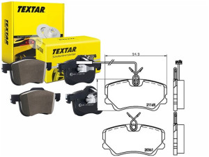 Klocki Hamulcowe T Citroen Saxo 96- Textar