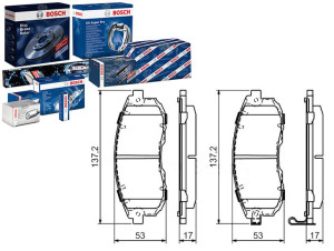 Klocki Hamulcowe Suzuki Przód Sx4 06- Bosch