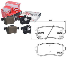 Klocki Hamulcowe Kia Sportage 10- Tył Brembo