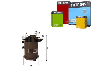 Filtr Paliwa Laguna 1.9dci -00 2.2dci 00- Filtron