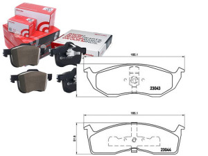 Klocki Hamulcowe Chrysler Voyager 95-01 Brembo