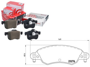 Klocki Hamulcowe Citroen C5 1.8 16v 01- Brembo