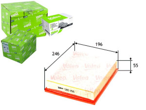 Filtr Powietrza Renault Valeo
