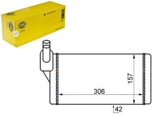 Nagrzewnica Vw T4 91- Hella