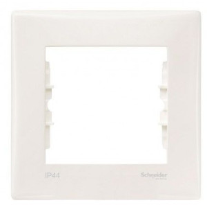 Ramka 1-krotna kremowa IP44 Sedna