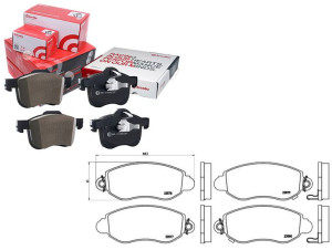 Klocki Hamulcowe Ford Transit 00- Brembo