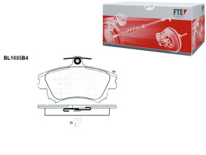 Klocki Hamulcowe Mitsubishi Colt Smart Forfour 16.