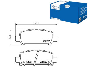 Klocki Hamulcowe Hella Pagid 32006220 26696fa010 2