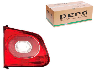 Lampa (część Wewnętrzna Kolor Szkła Czerwony) Vw T