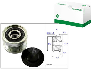Koło Pasowe Alternatora Vario Mercedes Om602 904 I