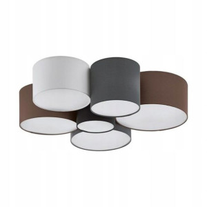 Lampa natynkowa PASTORE wielokolorowy 6xE27 EGLO