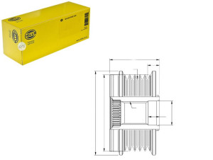 Koło Pasowe Alternatora Db W220 400 Cdi 00-05 Hell