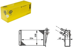 Nagrzewnica Renault Clio 98- Hella