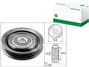 Rolka Paska Wielorowk. Nissan Micra 03- 1,0-1,4 In