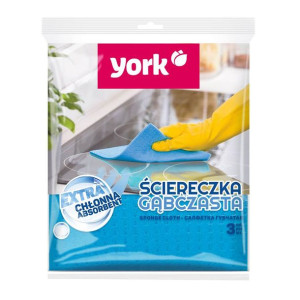 Yor.Ściereczka gąbczasta 3 szt/024010
