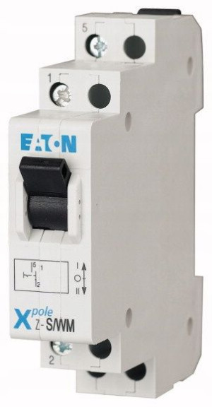 Przełącznik modułowy I-0-II 16A 1P Z-S/WM EATON