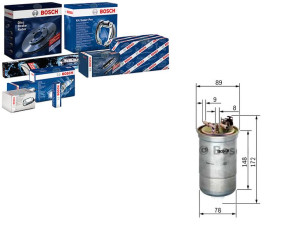 Filtr Paliwa Vw 1,4 1,7 1,9sdi 98- Bosch