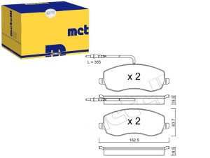 Klocki Hamulcowe Citroen C8 06- 2,2hdi Metelli