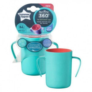 Kubek 360* EASIFLOW z uchwytami 200 ml zielony