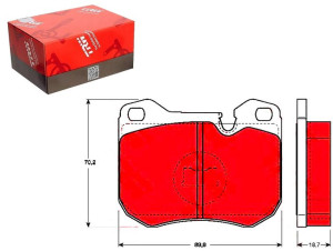 Klocki Hamulcowe Porsche Przód 924 928 944 2,0-4,5