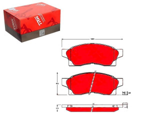 Klocki Hamulcowe Toyota Mr 2 Ii 2.0 12.89-09.99 Tr